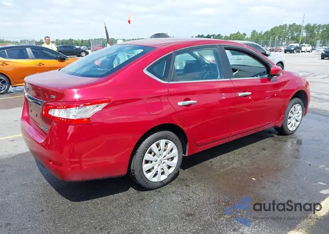 2014 Nissan Sentra Sv from USA, damaged, VIN 3N1AB7AP0EY313228